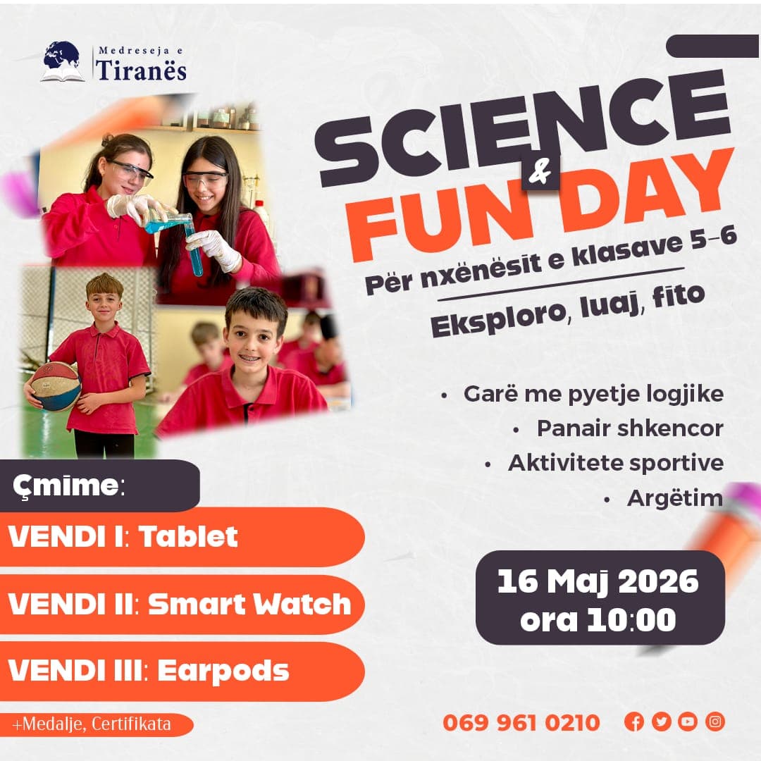 Science and Fun Day - Medreseja e Tiranës